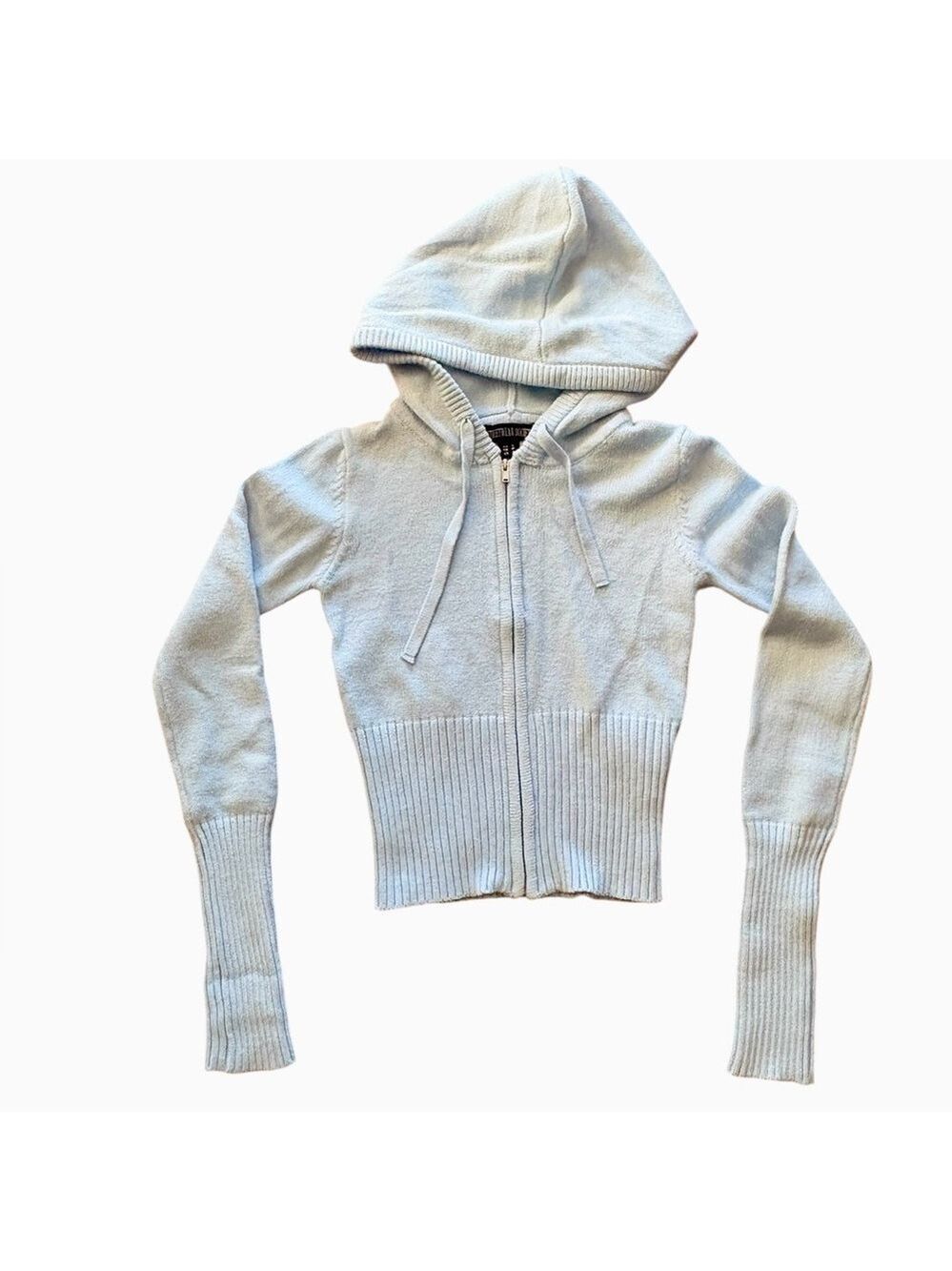 Streetwear Society Sky Blue Zip-Up Sweater Size Small